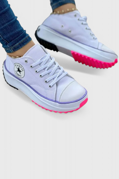 Taya Zapatillas de Lona Chunky