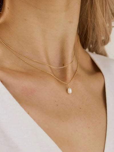 Collar Léa – Perla Natural