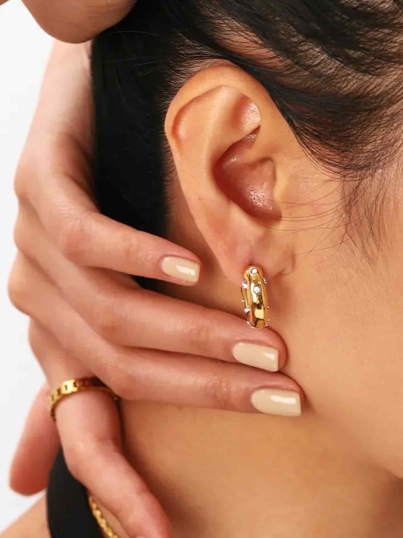 Étoile – Aros con Perlas y Zirconia