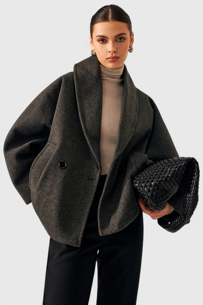 Helena Abrigo de Tweed Oversized