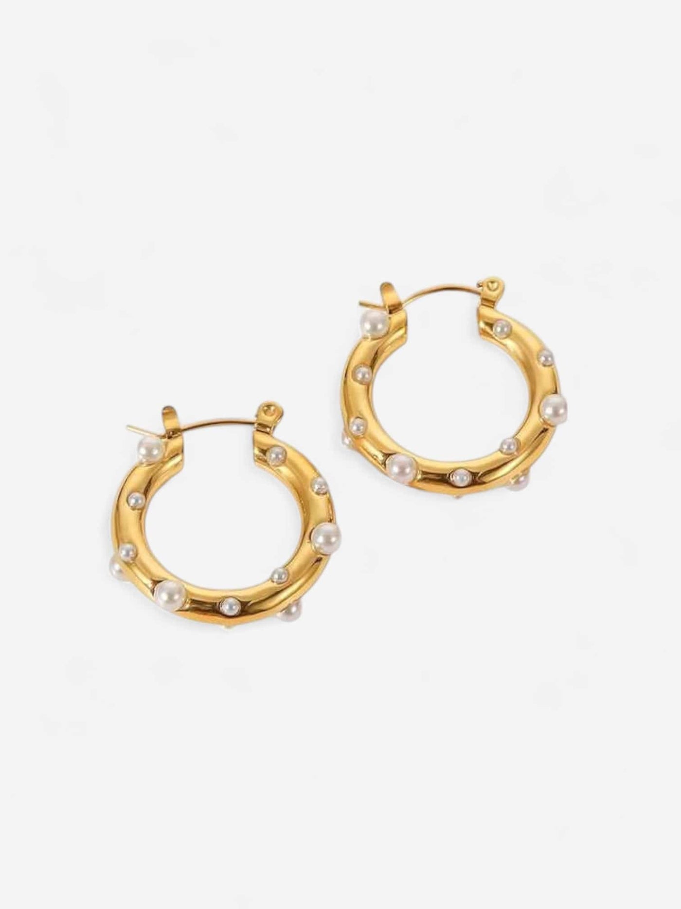 Étoile – Aros con Perlas y Zirconia