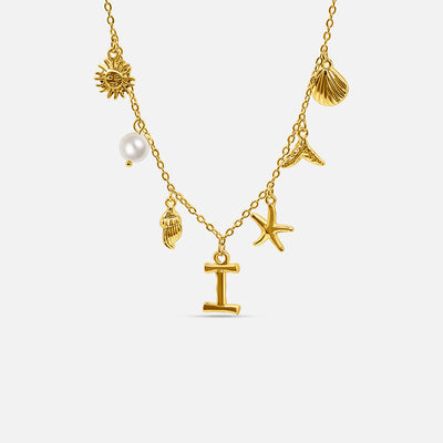 Collar con Letra Ocean - ORO