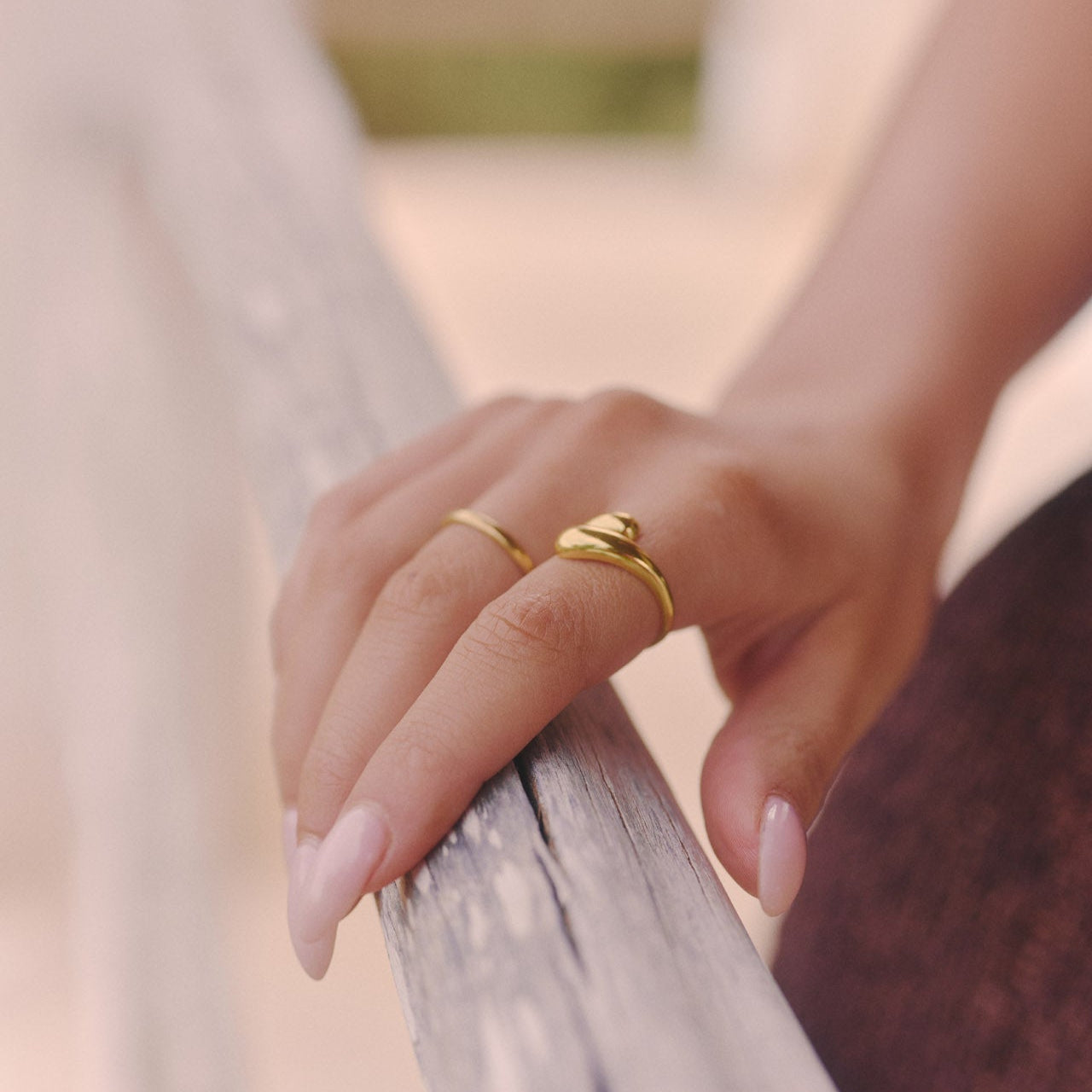 Isidora - Anillo de contorno ajustable