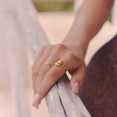 Isidora - Anillo de contorno ajustable