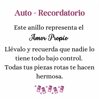 Anillo Esencia - Amor Propio