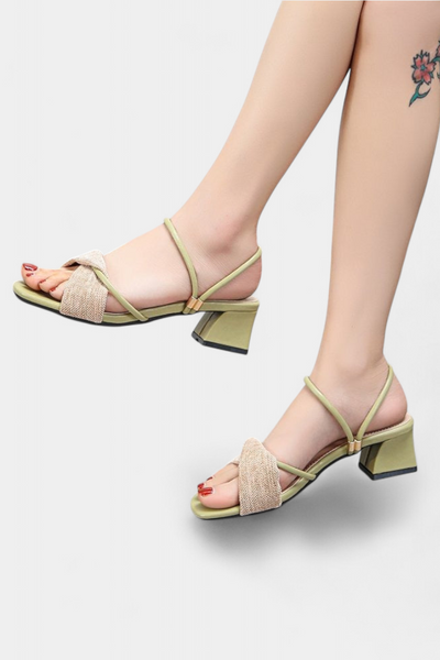 Cintia Sandalias de Tacón con Tiras Delgadas de Estilo Minimalista