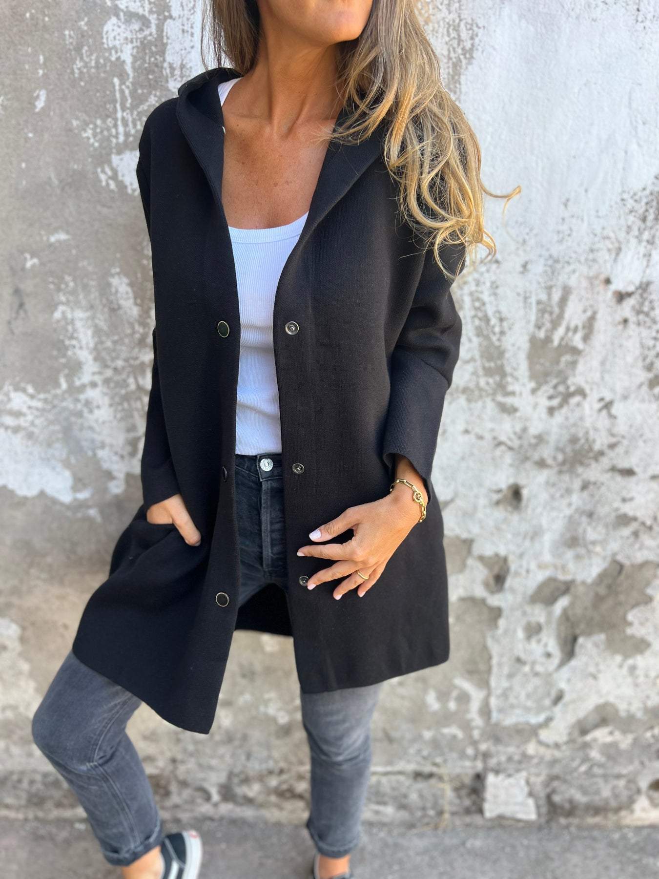 Luna - Chaqueta con Capucha Elegante