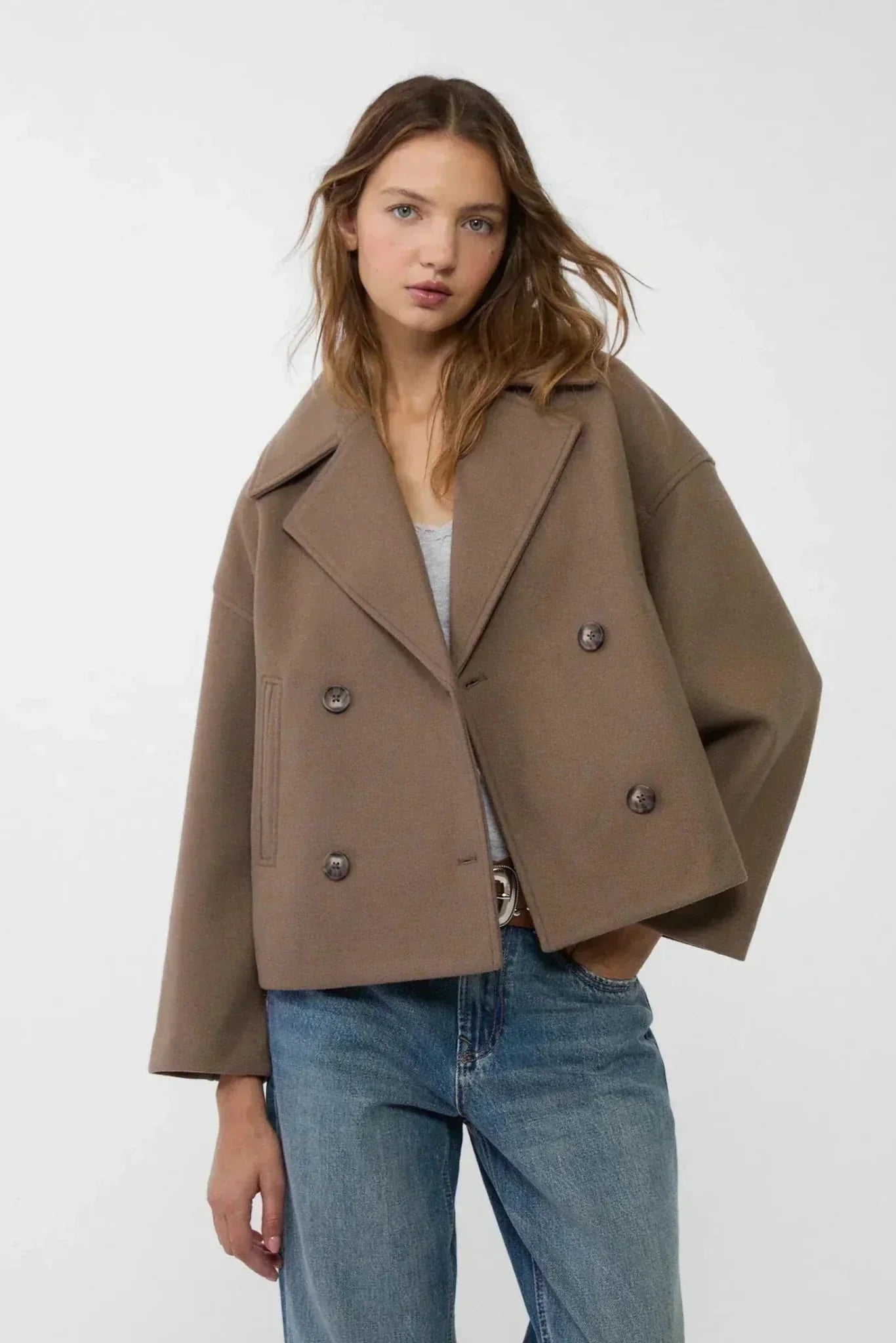 Rocío – Chaqueta corta de doble botonadura